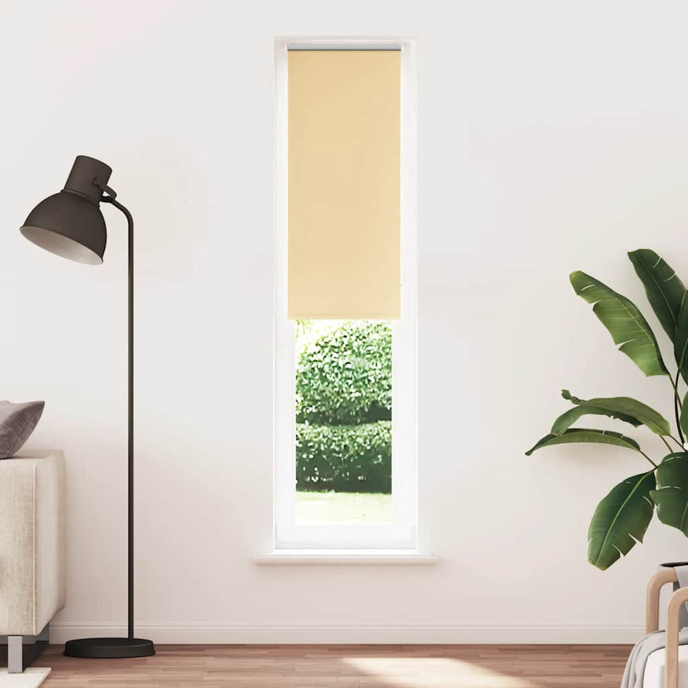 vidaXL Store occultant beige 40 x 230 cm Largeur de tissu 35,7 cm Polyester