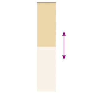 Beige Verdunkelungsrollo 45x230cm