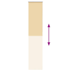 Beige Verdunkelungsrollo 55x230cm