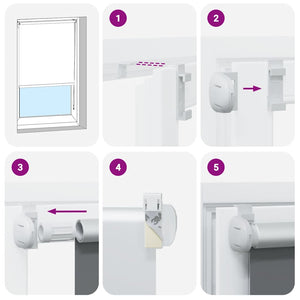 Beige Verdunkelungsrollo 65x230cm