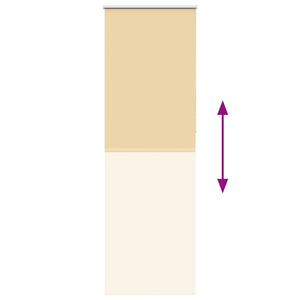 Beige Verdunkelungsrollo 70x230cm