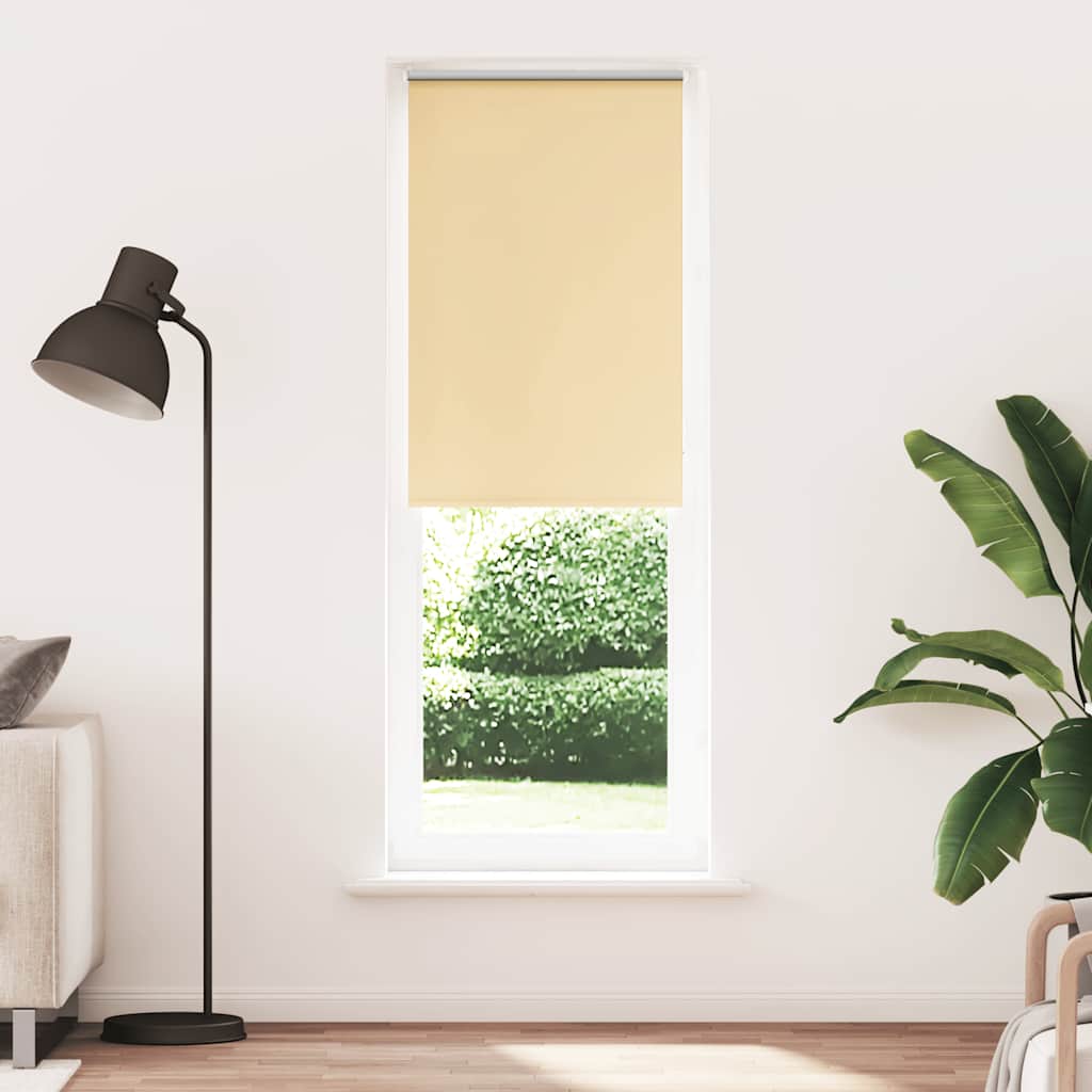 Beige Verdunkelungsrollo 80x230cm