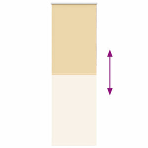Beige Verdunkelungsrollo 85x230cm