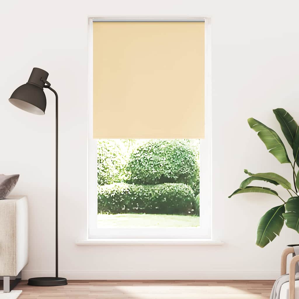 Beige Verdunkelungsrollo 95x230cm