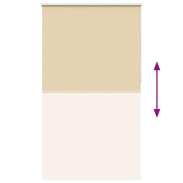 Beige Verdunkelungsrollo 120x230cm