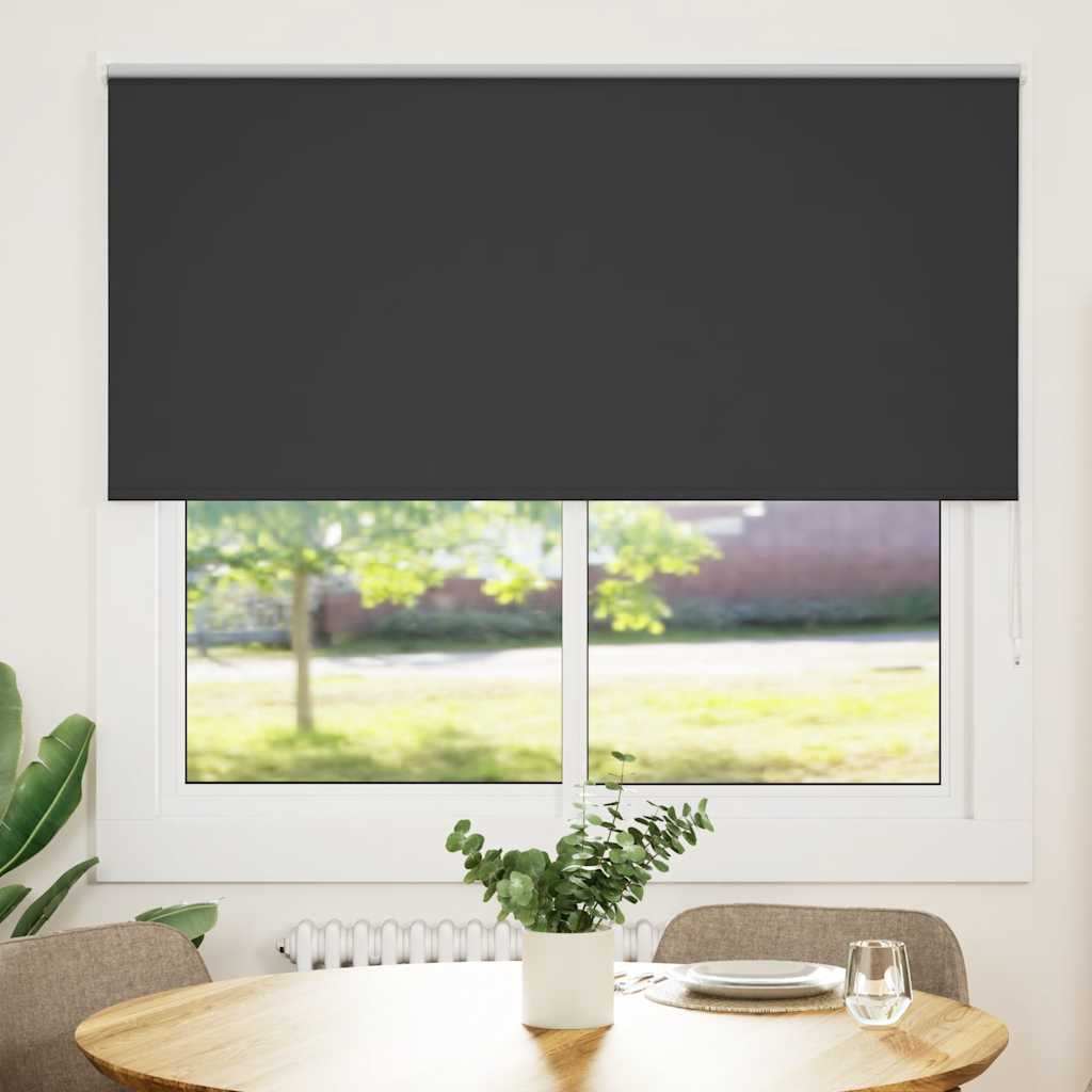 Schwarzes Verdunkelungsrollo 160x130 cm