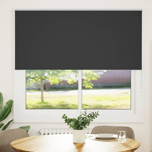 Schwarzes Verdunkelungsrollo 155x150 cm