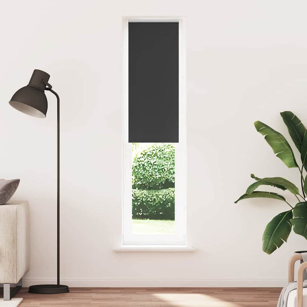 Verdunkelungsrollo Schwarz 45x210 cm