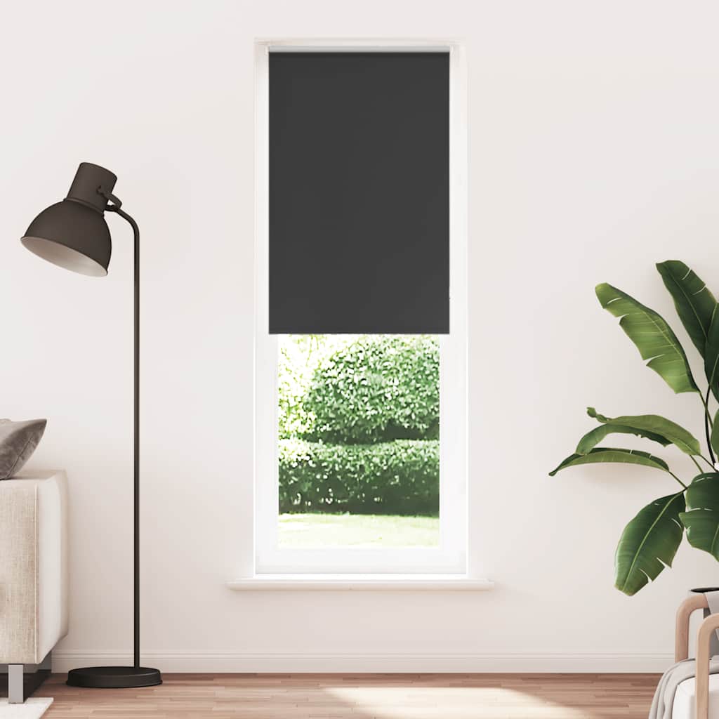 Verdunkelungsrollo Schwarz 70x230 cm