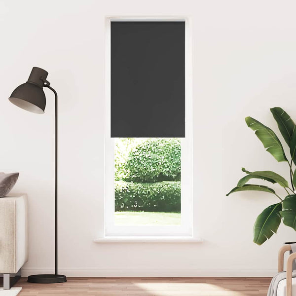 Verdunkelungsrollo Schwarz 75x230 cm