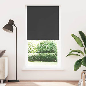 Verdunkelungsrollo Schwarz 115x230 cm