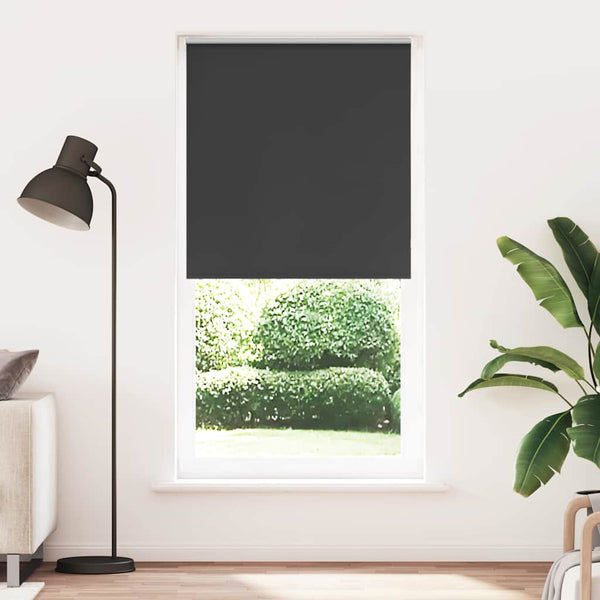 Verdunkelungsrollo Schwarz 115x230 cm