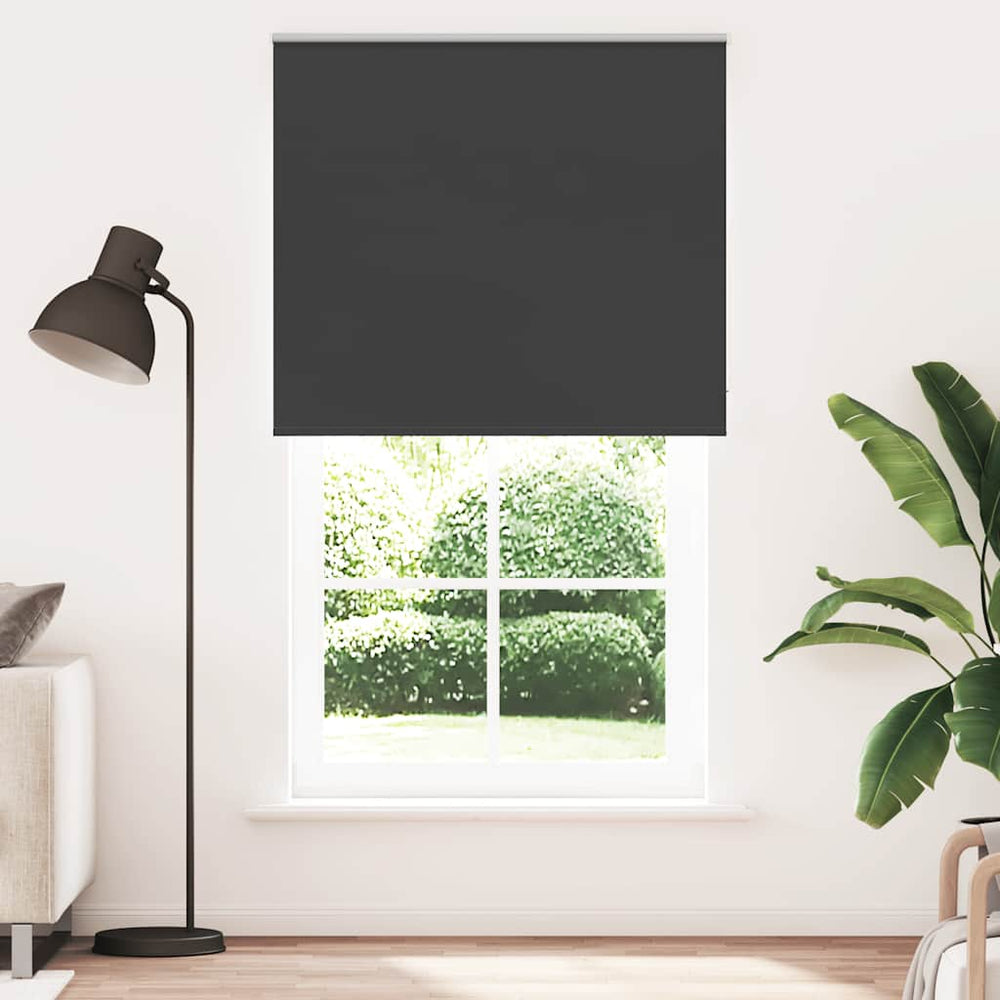 Verdunkelungsrollo Schwarz 125x230 cm