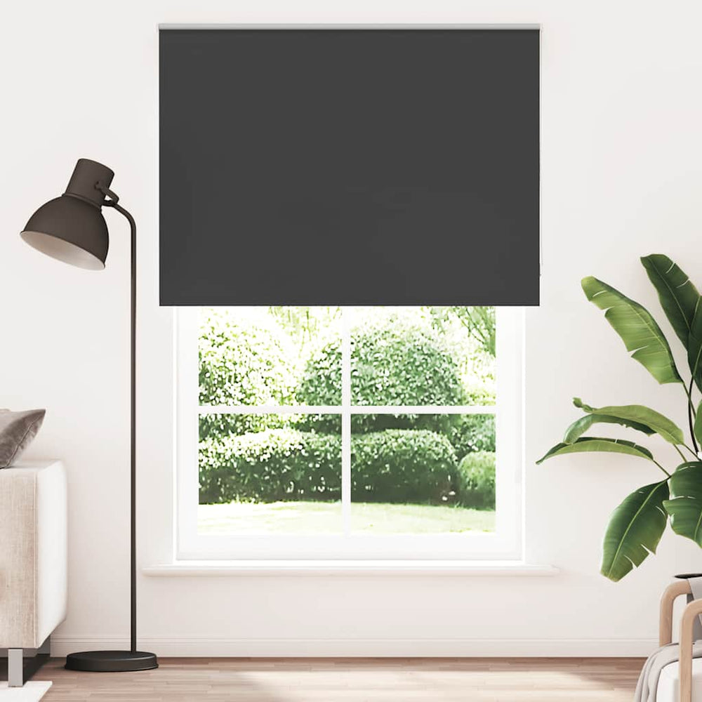 vidaXL Store occultant noir 145x230 cm Largeur du tissu 141,6 cm