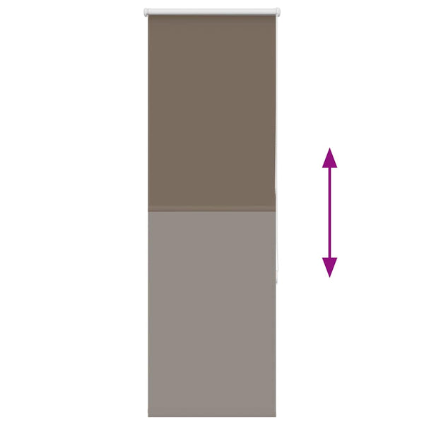Kaffeebraunes Verdunkelungsrollo 50x130cm