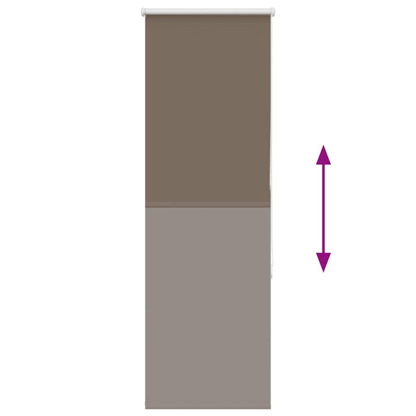 Kaffeebraunes Verdunkelungsrollo 60x130cm