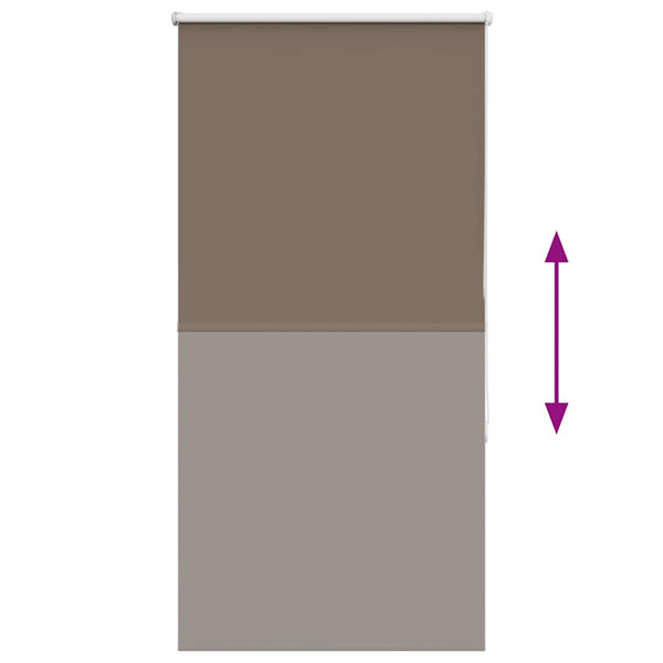 Verdunkelungsrollo Kaffeebraun 70x130cm