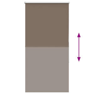 Verdunkelungsrollo Kaffeebraun 80x130 cm