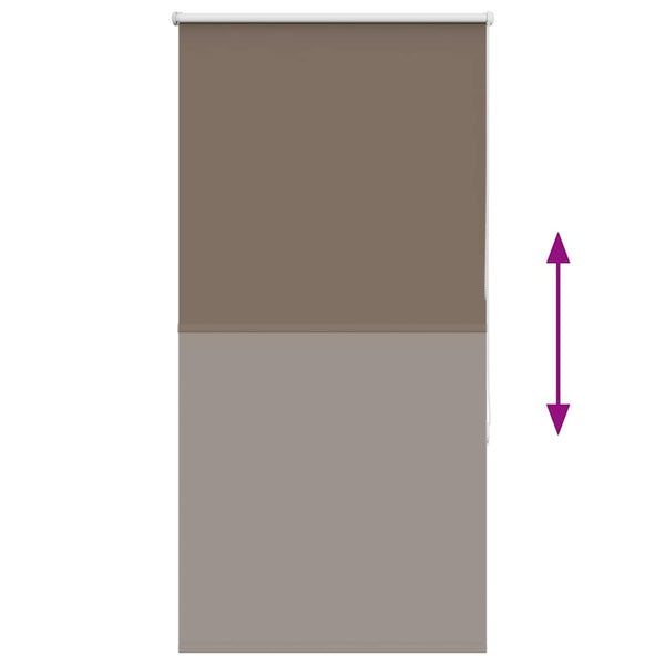 Verdunkelungsrollo Kaffeebraun 80x130 cm
