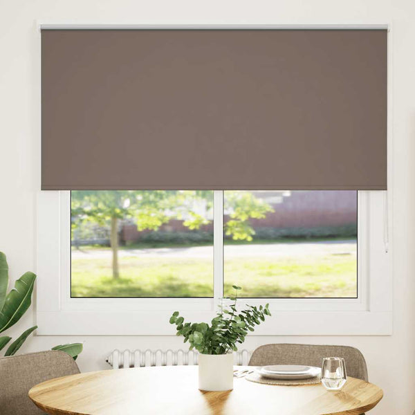 Verdunkelungsrollo Kaffeebraun 160x130cm