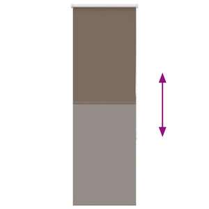 Verdunkelungsrollo Kaffeebraun 55x150cm