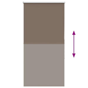 Verdunkelungsrollo Kaffeebraun 80x150 cm
