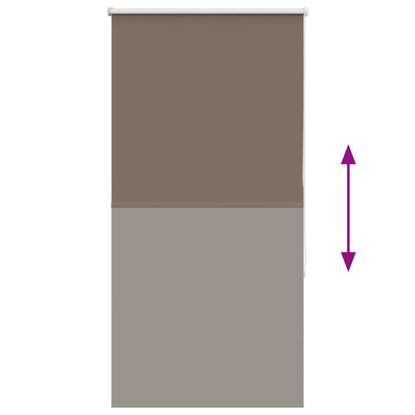 Kaffeebraunes Verdunkelungsrollo 85x150cm