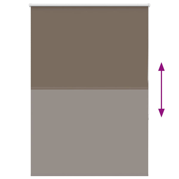 Verdunkelungsrollo Kaffeebraun 95x150cm
