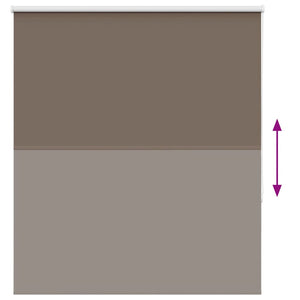 Verdunkelungsrollo Kaffeebraun 130x150 cm