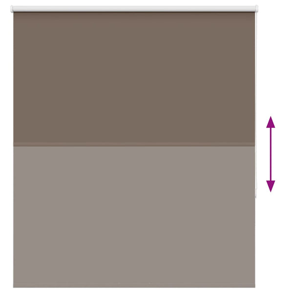 Verdunkelungsrollo Kaffeebraun 135x150 cm