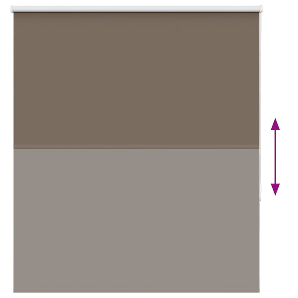 Verdunkelungsrollo Kaffeebraun 140x150 cm