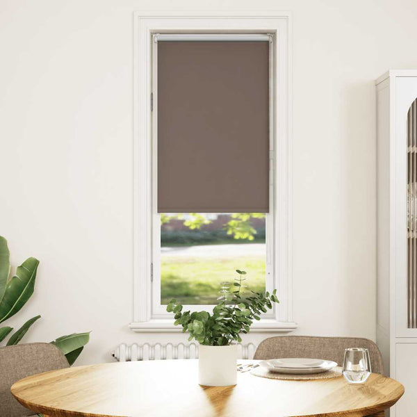 Kaffeebraunes Verdunkelungsrollo 50x175 cm