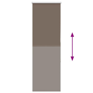 Verdunkelungsrollo Kaffeebraun 60x175 cm