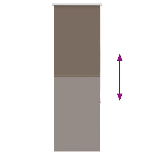 Verdunkelungsrollo Kaffeebraun 60x175 cm