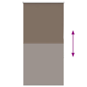 Verdunkelungsrollo Kaffeebraun 65x175 cm