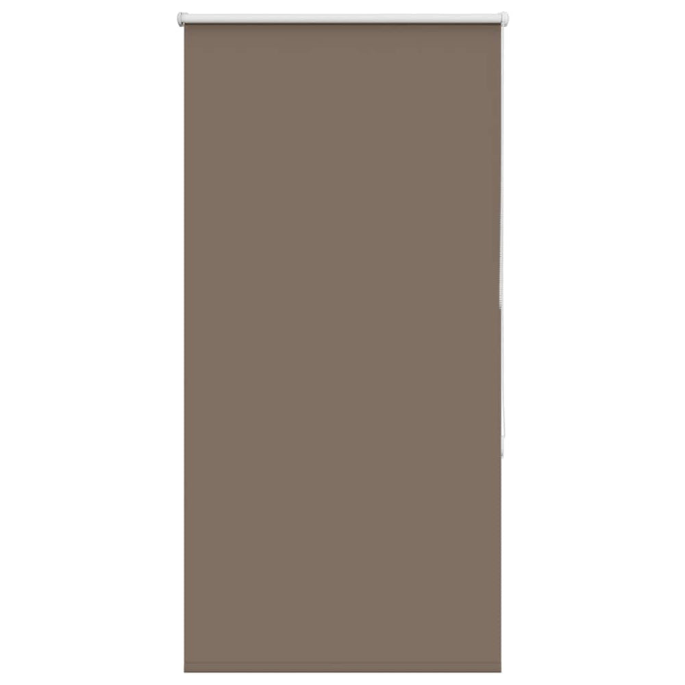 vidaXL Blackout Roller Blind Coffee Brown 85x175cm Fabric width 80.7 cm