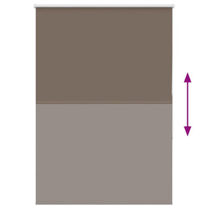 Verdunkelungsrollo Kaffeebraun 105x175 cm