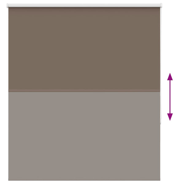 Verdunkelungsrollo Kaffeebraun 135x175 cm