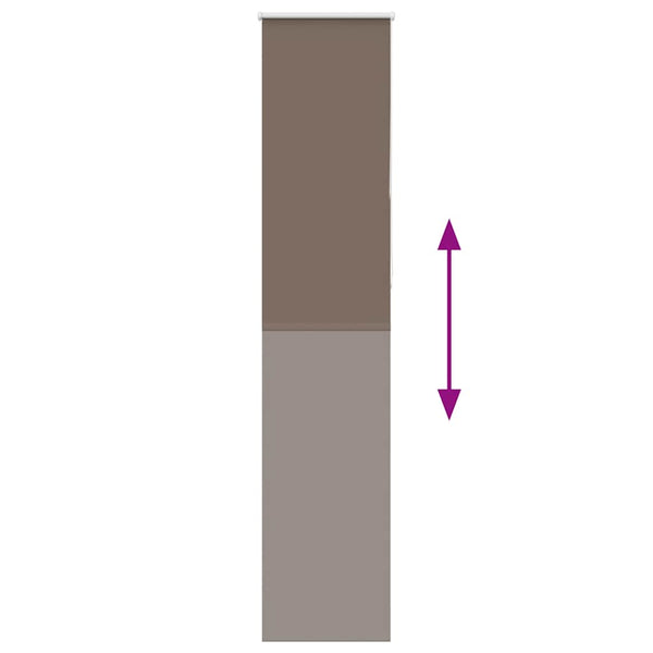 Verdunkelungsrollo Kaffeebraun 50x210 cm