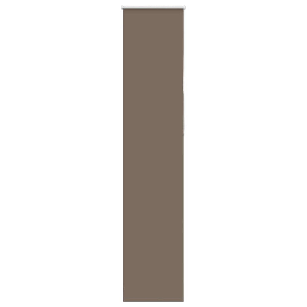vidaXL Store occultant marron café 55x210 cm Largeur du tissu 50,7 cm