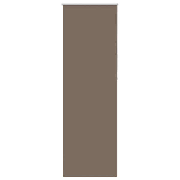 Kaffeebraunes Verdunkelungsrollo 80x210 cm