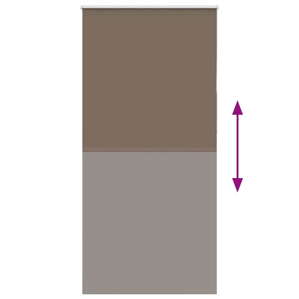 Kaffeebraunes Verdunkelungsrollo 105x210 cm