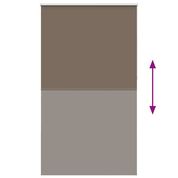 Verdunkelungsrollo Kaffeebraun 120x210 cm