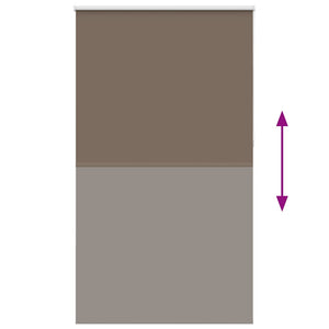 Verdunkelungsrollo Kaffeebraun 135x210 cm