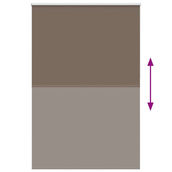 Verdunkelungsrollo Kaffeebraun 160x210 cm