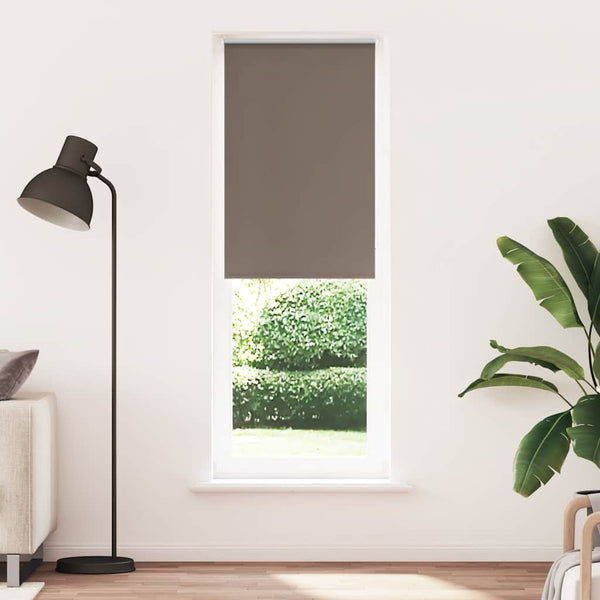 Kaffeebraunes Verdunkelungsrollo 80x230 cm