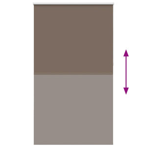 Verdunkelungsrollo Kaffeebraun 135x230 cm