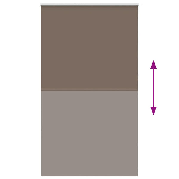 Verdunkelungsrollo Kaffeebraun 135x230 cm
