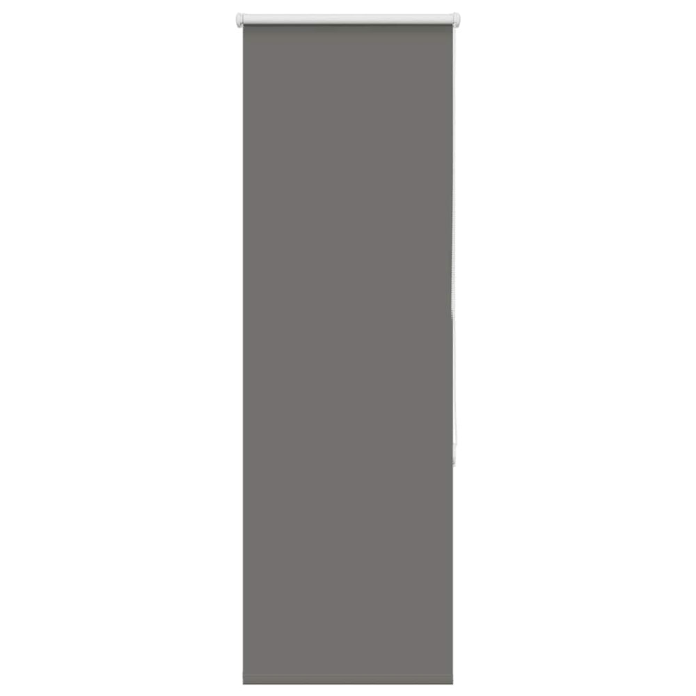 vidaXL Blackout Roller Blind Grey 40x130 cm Fabric Width 35.7 cm Polyester