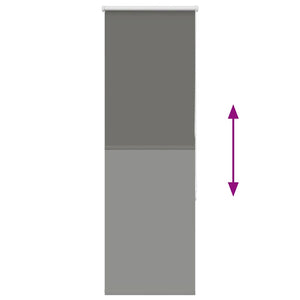 Verdunkelungsrollo Grau 60x130 cm